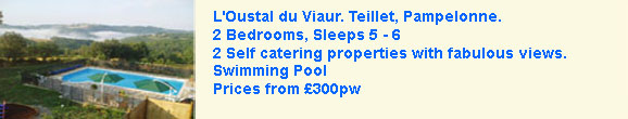 2 self catering gites with pool